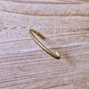 Copper bracelet.可調式的黃銅鍍18K金手鐲