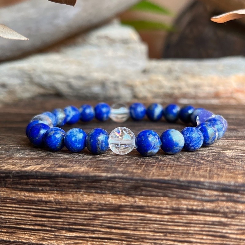 「指引方向」丹泉石青晶石白水晶手串。Tanzanite & Lazurite & White Crystal:圖片 3