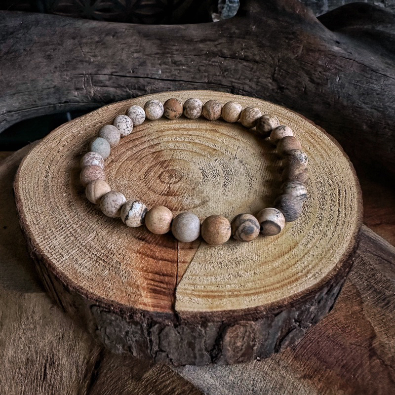 🇿🇦「療癒內在小孩」南非圖畫碧玉手串。Picture Jasper Bracelet:圖片 2