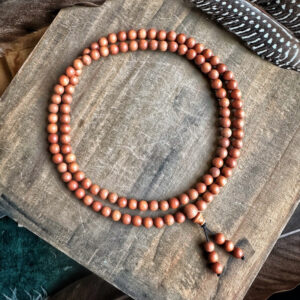 🇮🇳印度產·基礎入門108顆檀木珠項鍊。Santalum Album Necklace