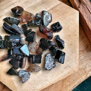 🌑「辟護之石」稀有西藏天珠料瑪瑙大顆碎石