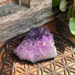 🇺🇾「靈感與和諧」烏拉圭紫水晶簇。Amethyst Cluster E