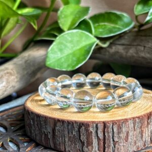 🇧🇷「靈魂之泉」巴西全淨體白水晶手串White Crystal Bracelet