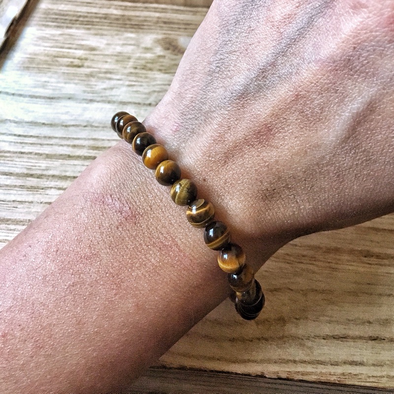 🇿🇦南非黃虎眼石手鍊。Tigerite Stone Bracelet:圖片 3