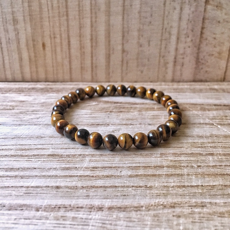 🇿🇦南非黃虎眼石手鍊。Tigerite Stone Bracelet:圖片 2