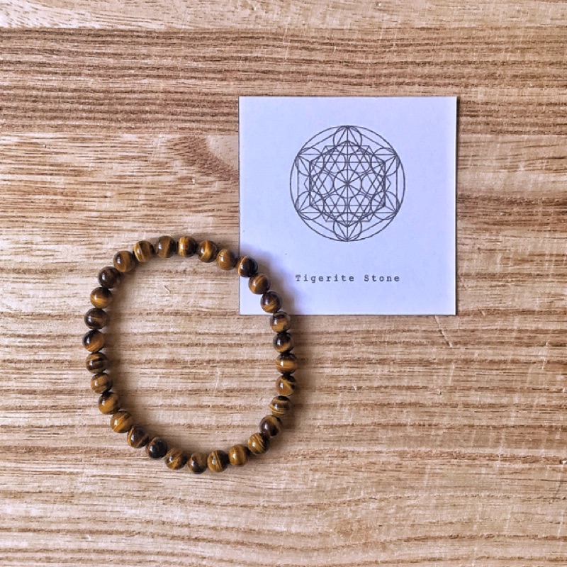 🇿🇦南非黃虎眼石手鍊。Tigerite Stone Bracelet