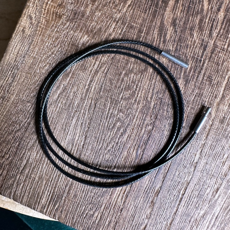 🇮🇳斯里蘭卡頂級藍光月光石大衛星925純銀蠟繩項鍊。White Moonstone Necklace:圖片 5