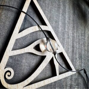 🇧🇷【純淨之光】巴西淨體白水晶防水蠟繩項鍊。White Crystal Necklace.