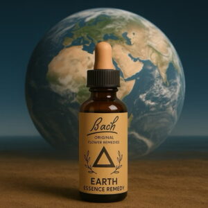 【土之花語｜穩心之根】五行情緒花精·滴劑配方調配瓶。Bach Flower Essences Remedy Earth.