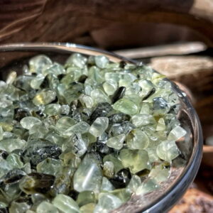 🇧🇷【太陽之光】巴西橄欖石共生碧璽碎石。Peridot & Tourmaline Crystal Chips.