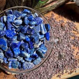 🇦🇫【靈感與實踐】阿富汗青金石大顆碎石。Lazurite Tumbled Stone.