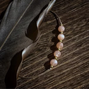🇮🇳「強大正能量」五星太陽石南美蠟繩手鏈。Golden Sun Stone Bracelet