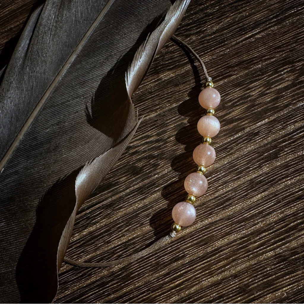 🇮🇳「強大正能量」五星太陽石南美蠟繩手鏈。Golden Sun Stone Bracelet