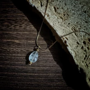 🌊 「無畏與平靜」巴西海藍寶極簡18K金不鏽鋼項鍊。Aquamarine Bracelet